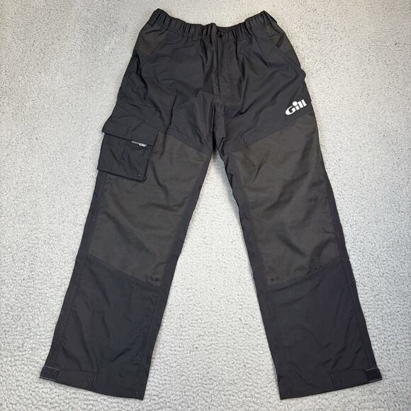 Gill Men’s Waterproof Sailing Trousers Gray Fishing Nylon Pants Size Small 4362 - Picture 1 of 16